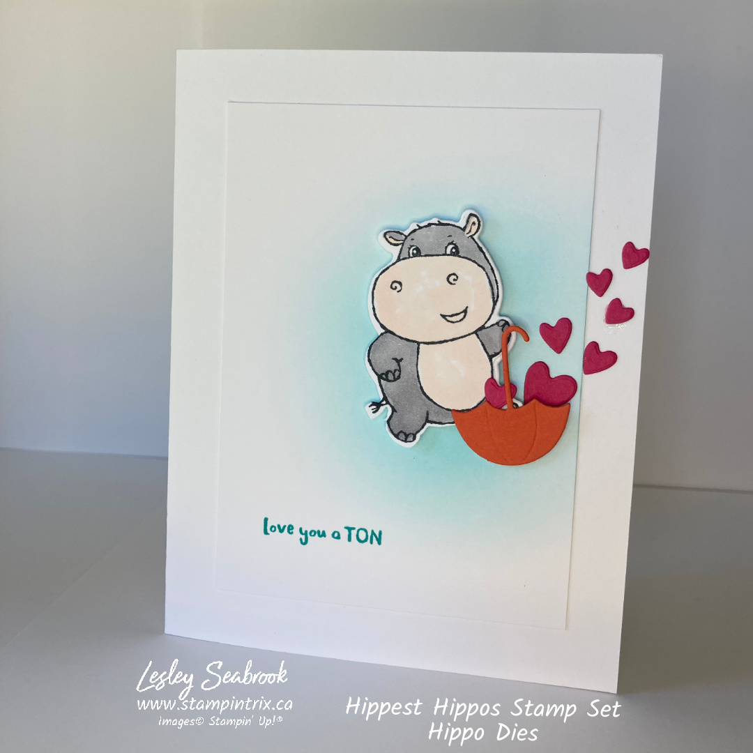 Hippest hippos stamp set   hippos dies
