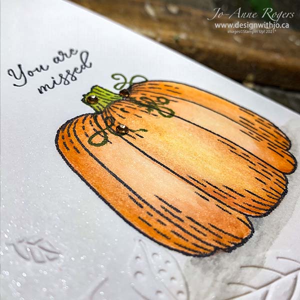 How to craft a simple fall card in minutes 2