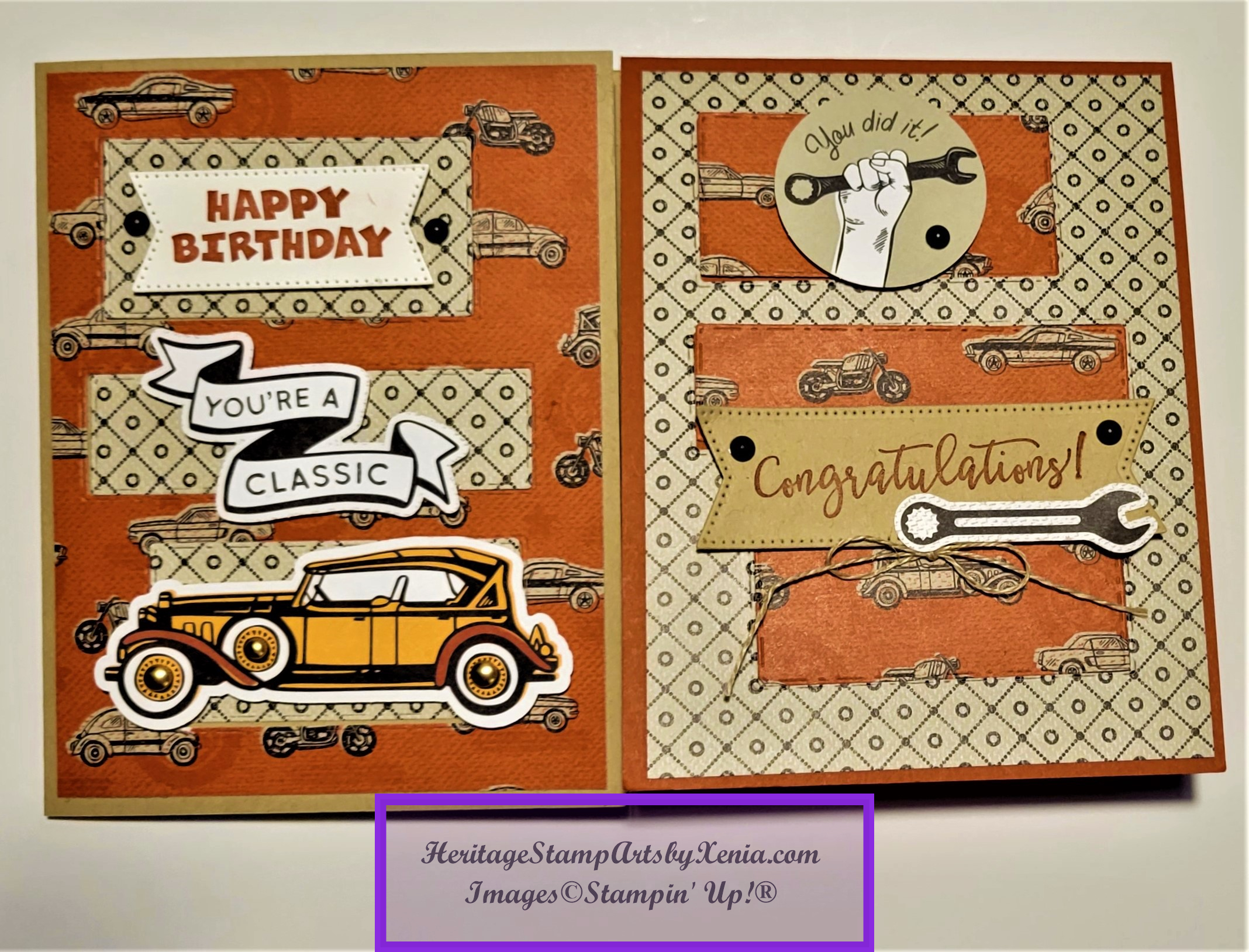 Guy cards 2 with embellish2