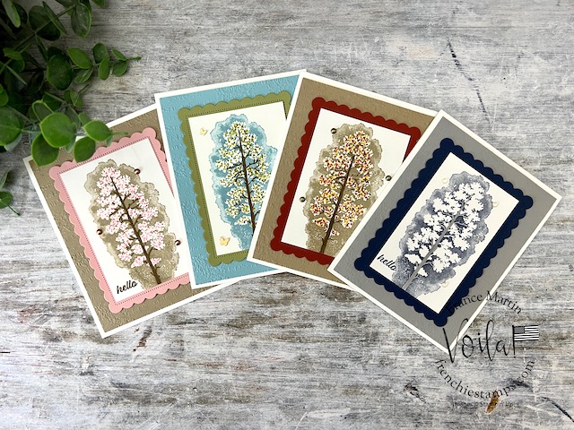 Dotted amazing silhouettes four seasons 00008
