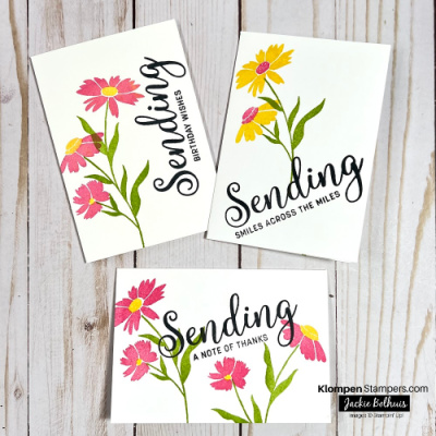 Sending smiles stamp set sip cards  1 