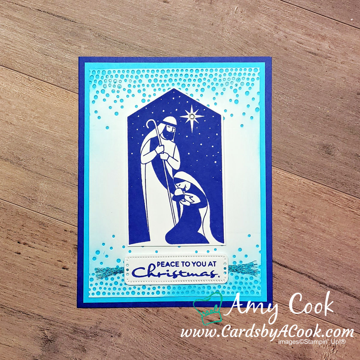 Peace to you cards by a cook