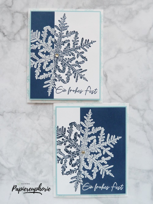 Stampinup negativtechnik weihnachten snow crystal astridspapiereuphorie 6 202209