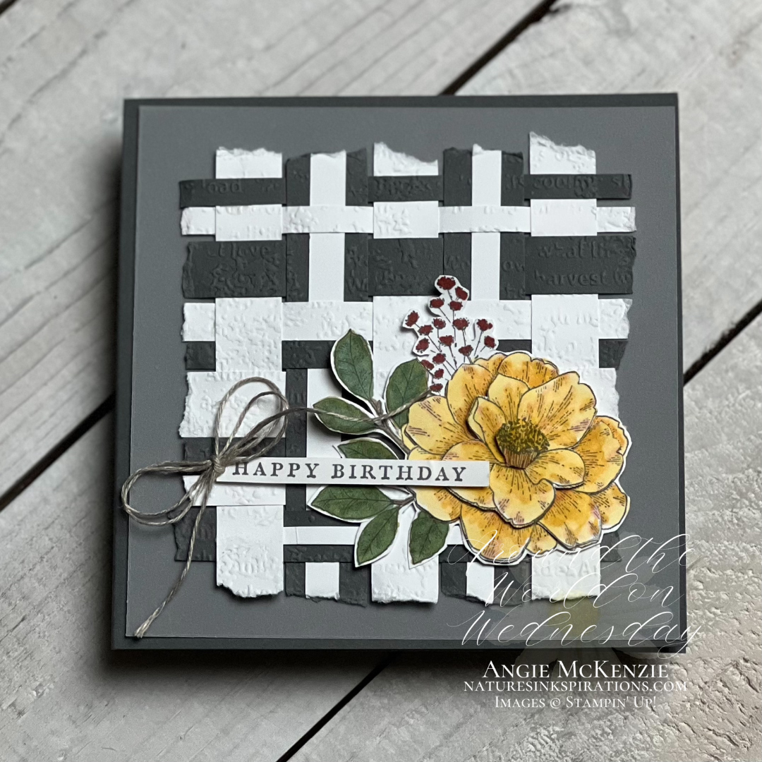 Blog shareables   cottage rose paper weaving