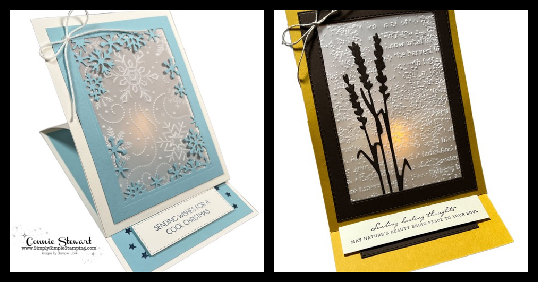 Tea light easel cards