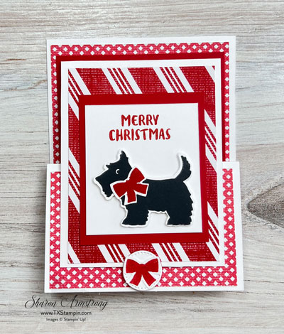 400 christmas scottie gift card holder closed