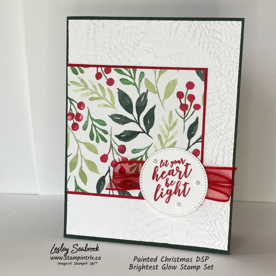 Painted christmas dsp   brightest glow stamp set