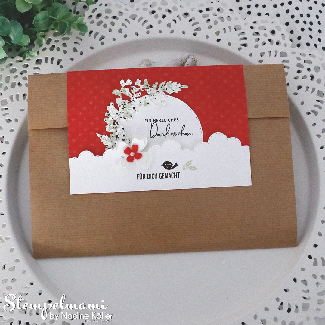 Stampin up video anleitung geschenkverpackung aus platzset fuer die leckereien schachteln stempelmami youtube 4