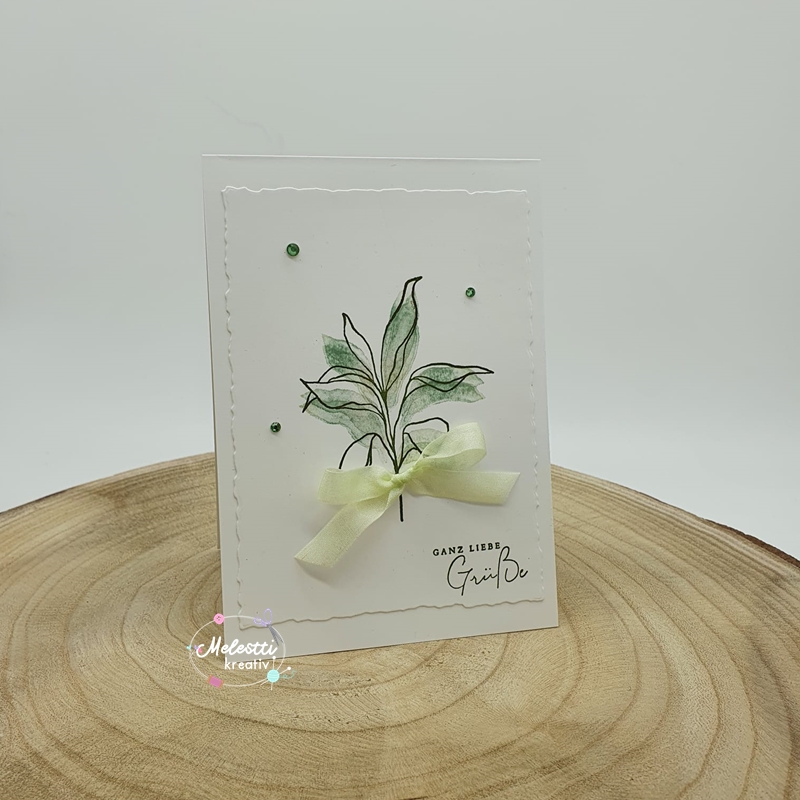 Karte baby wipe technik