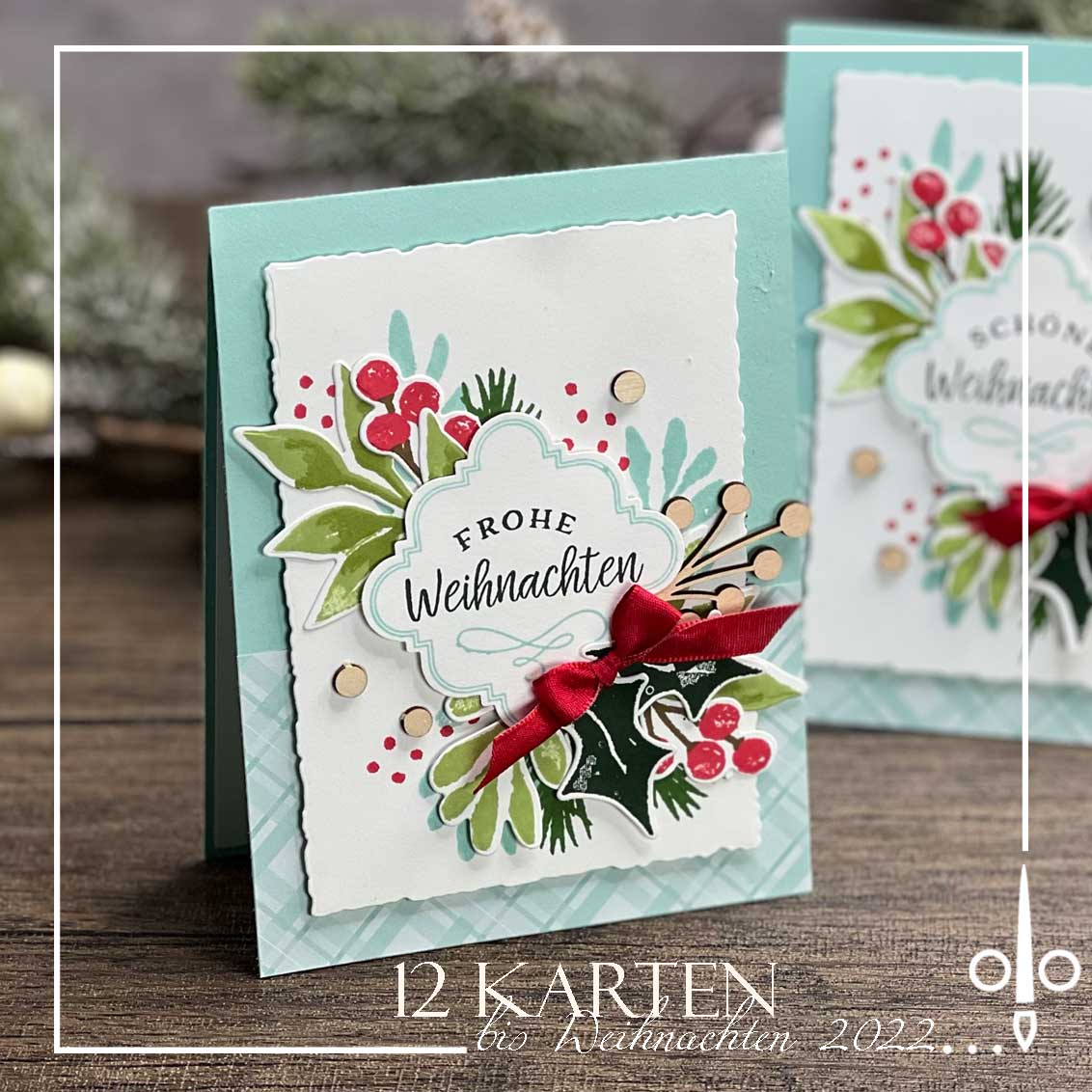 12 karten weihnachten 2022 weihnachtsgr%c3%bcn christmas season kreiert f%c3%bcr dich insta1