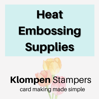 Heat embossing supplies
