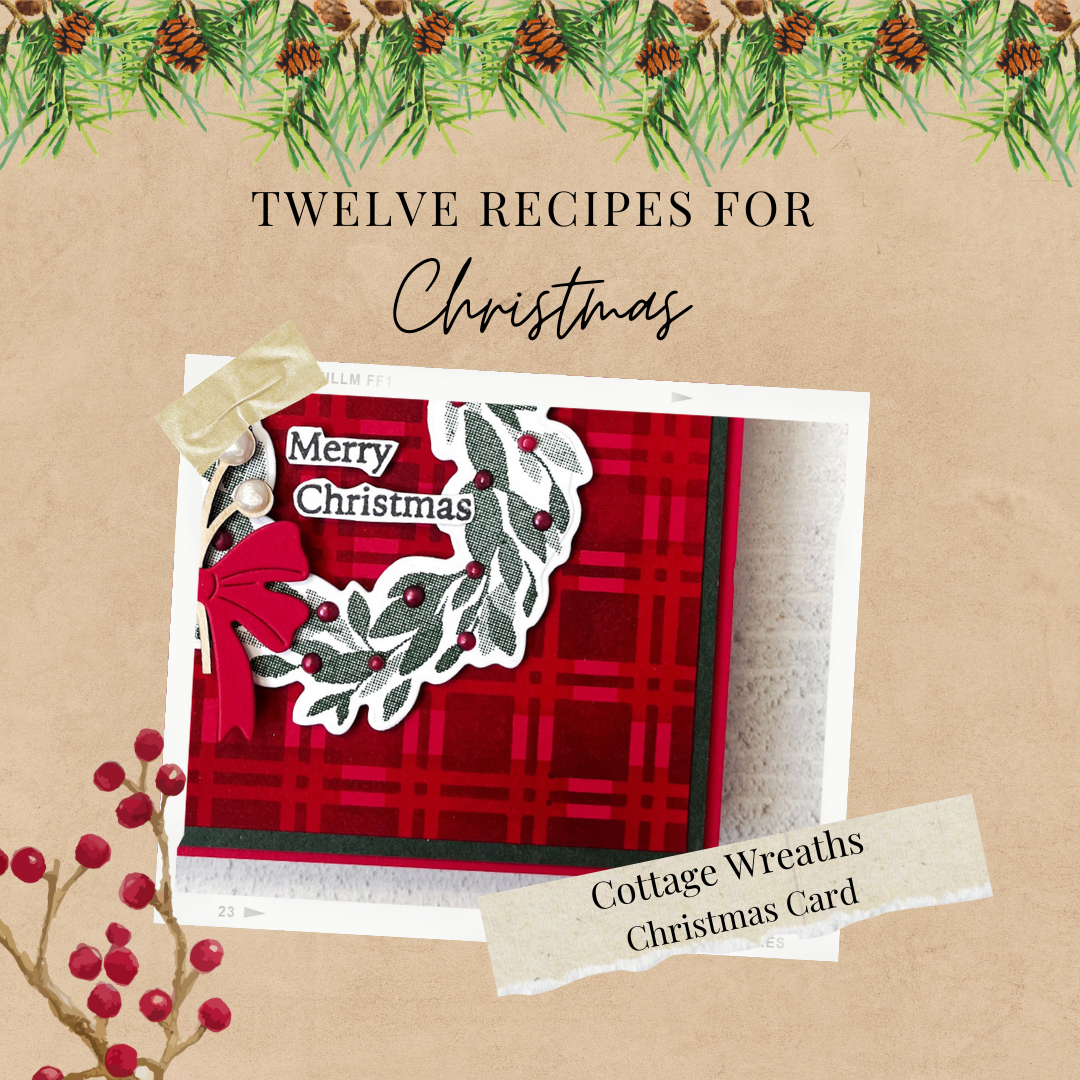 11 cottage wreaths christmas card