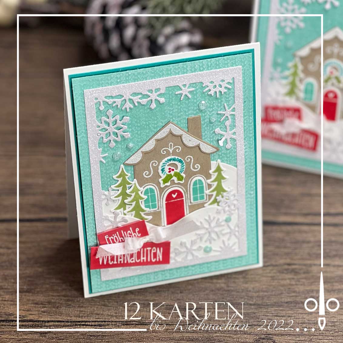 12 karten bis weihnachten 2022 912 s%c3%bc%c3%9fe weihnachtszeit lebkuchenhaus schneemann insta2