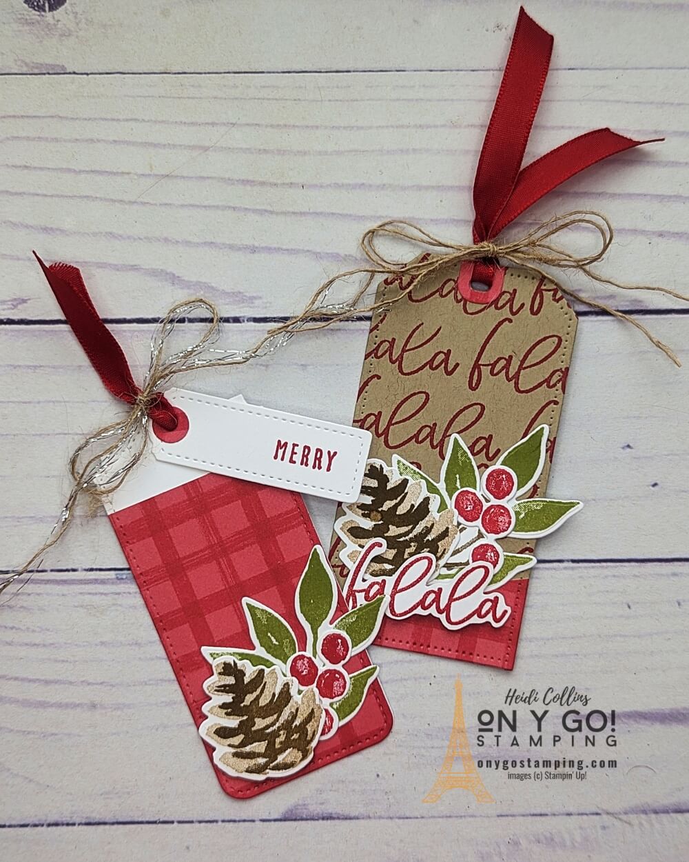 Gift tags christmas season