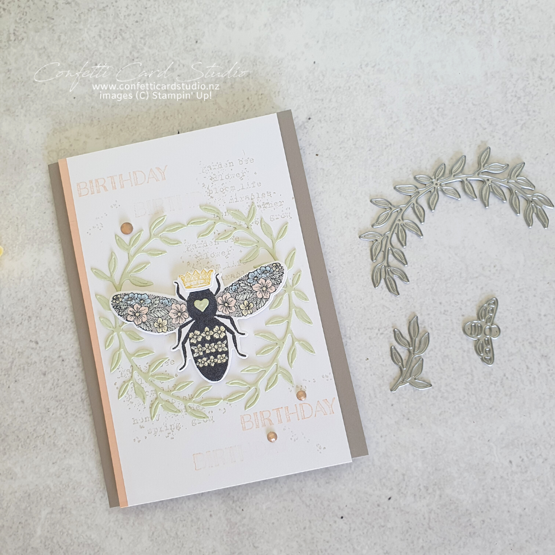 Queen bee birthday card 1080sq logo  1 