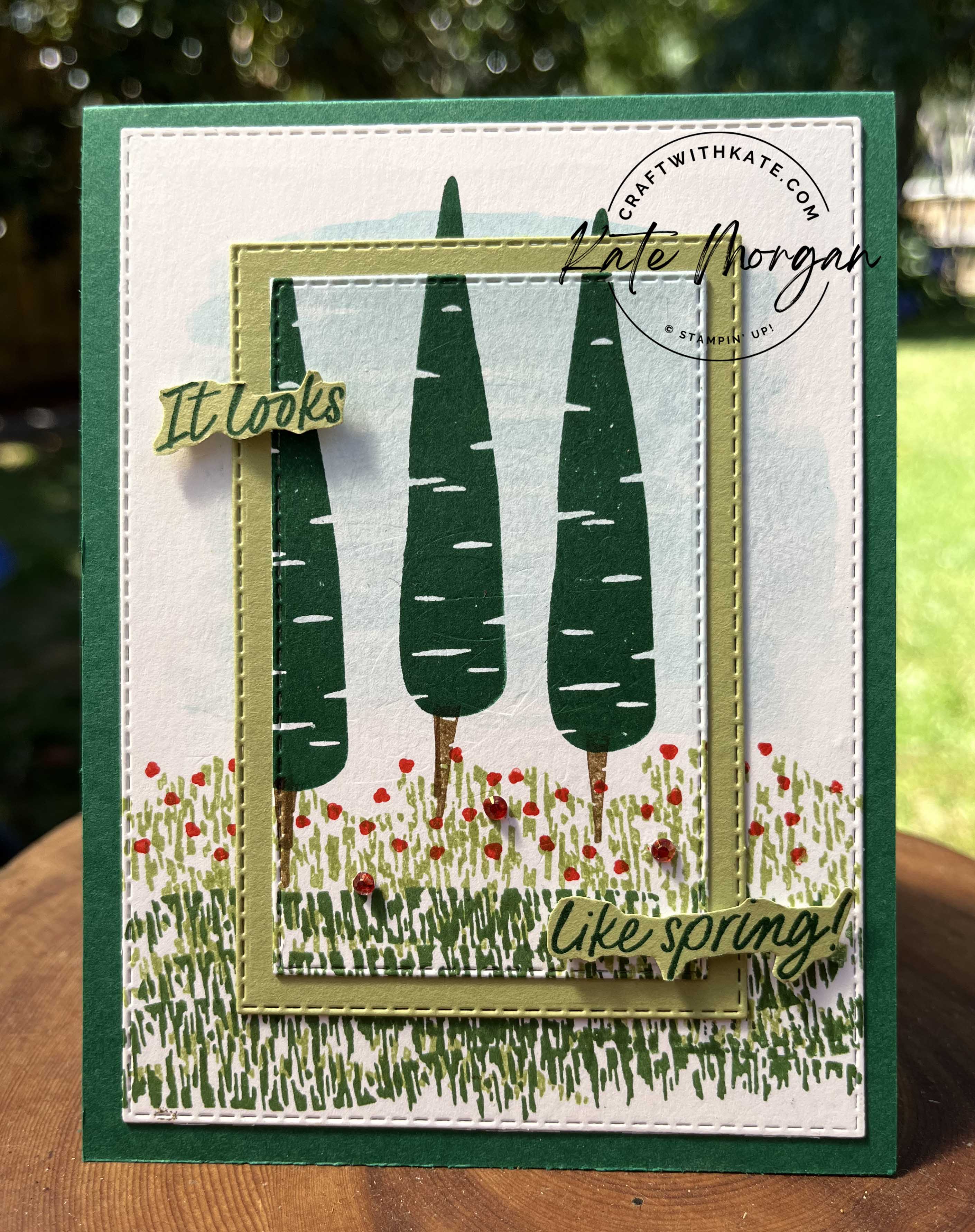 Thanks a bunch alternate card by kate morgan  stampin up australia sab 2023.