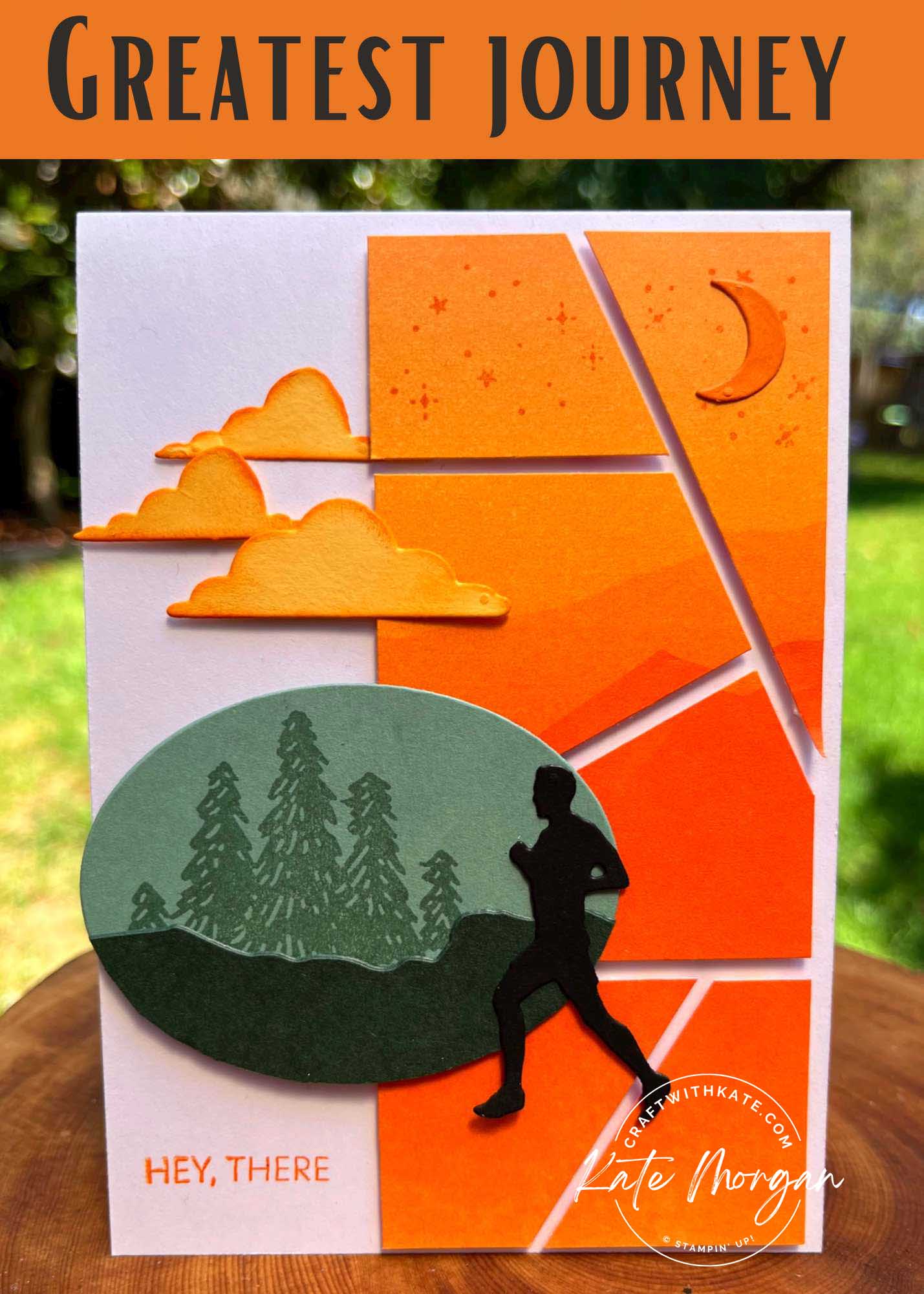 Greatest journey masculine card by kate morgan  stampin up australia sab 2023