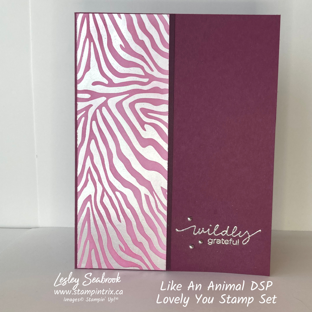 Like an animal dsp   lovey you stamp  set