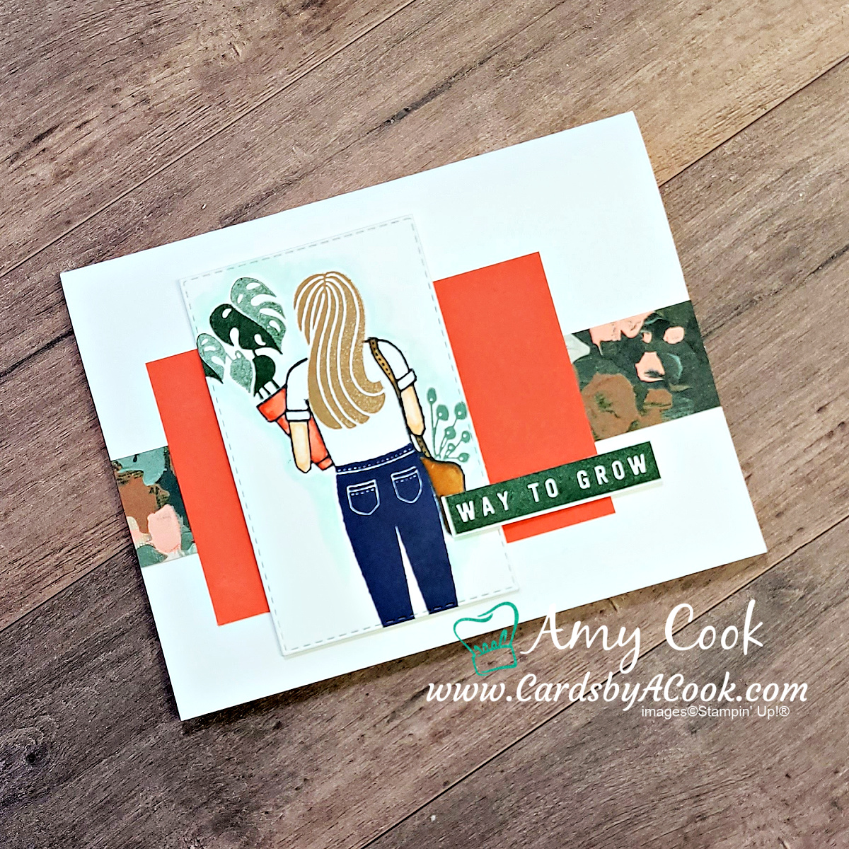 Way to grow cards by a cook stampin up girl