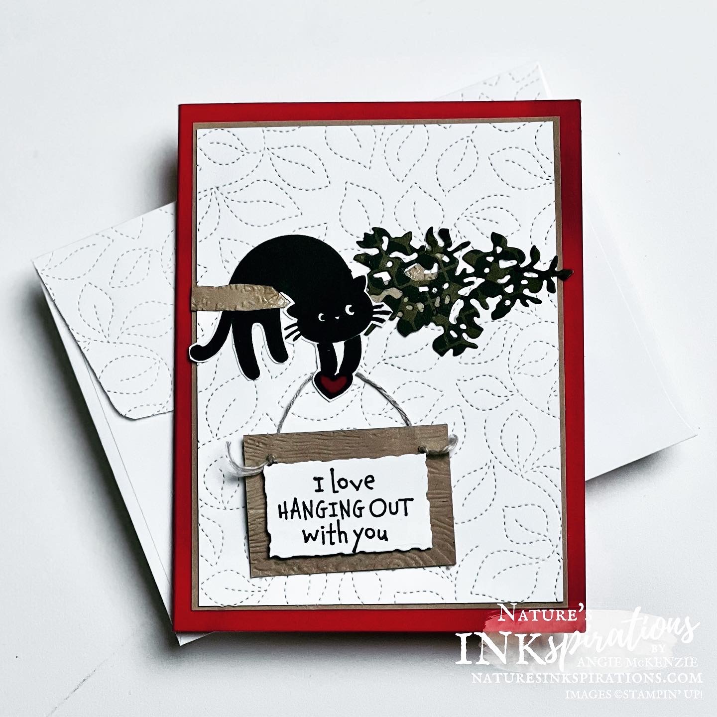 Love cats valentine  with envelope 