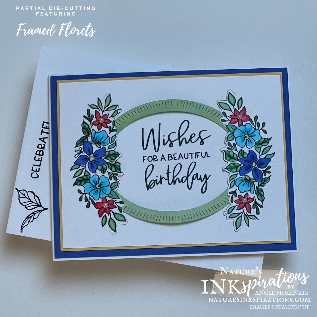 Framed florets milestone birthday card    feb 2023