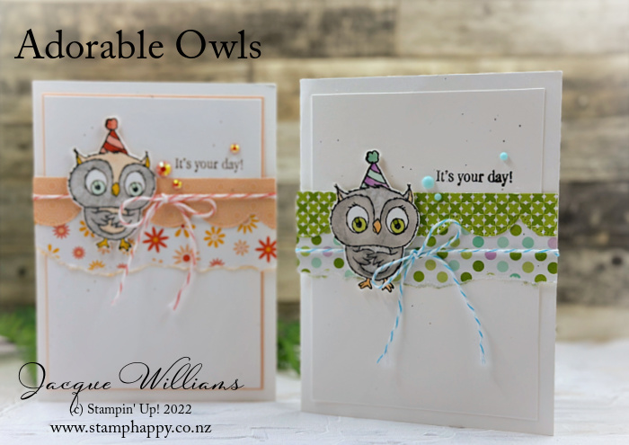 Stampin up adorable owls quick simple stampin blends make and take dandy designs