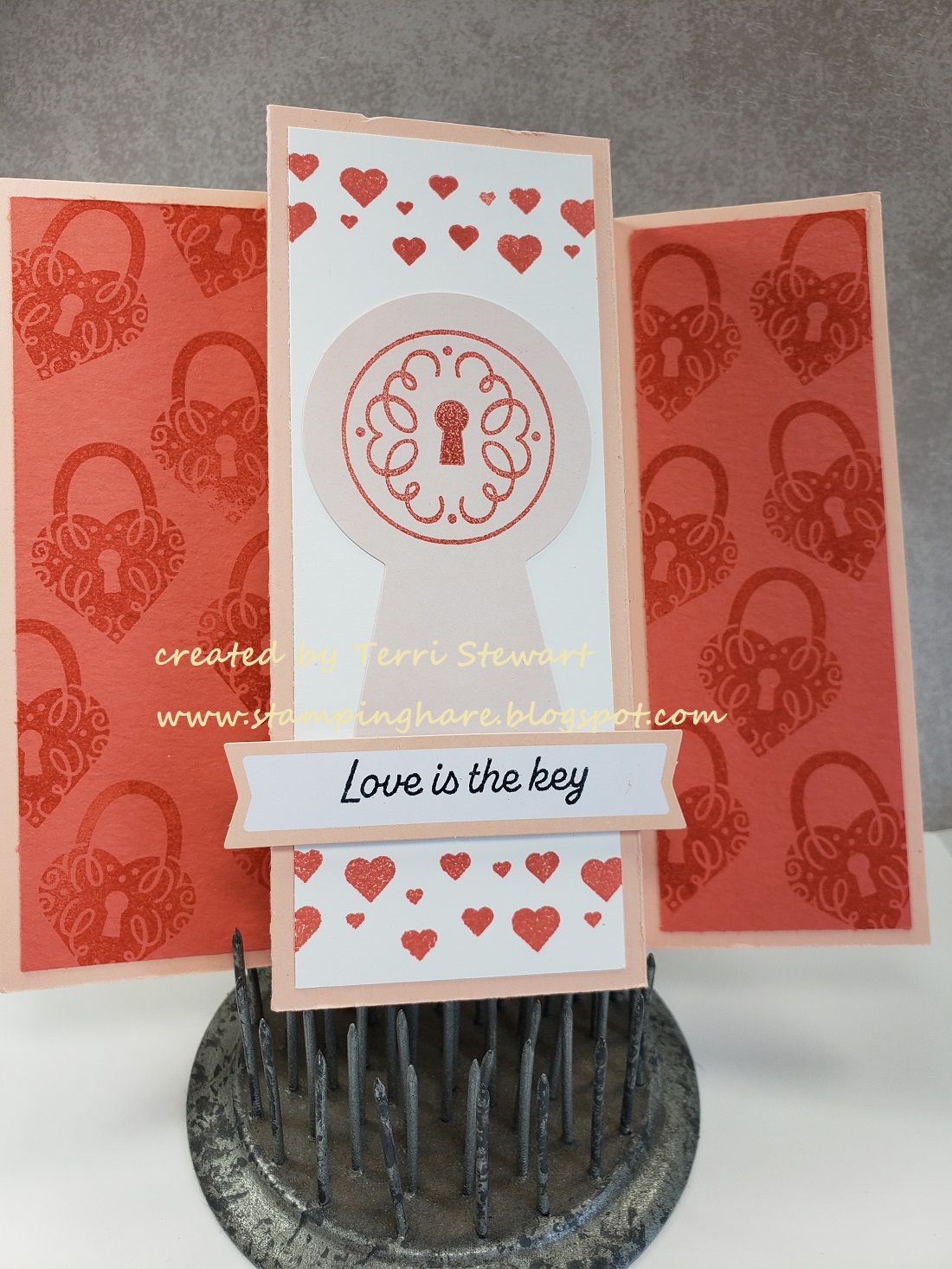Pp key to my heart fun fold