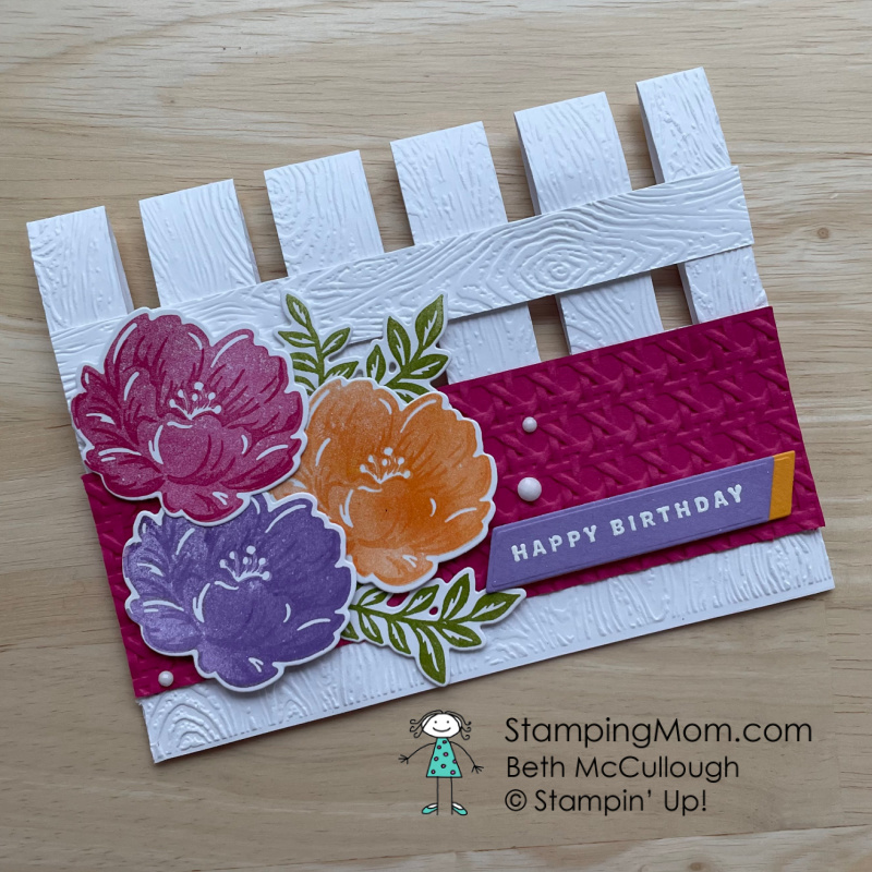 Two tone flora gate card  1 