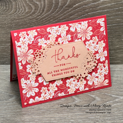 Stampin  up  regency park suite   mary knabe