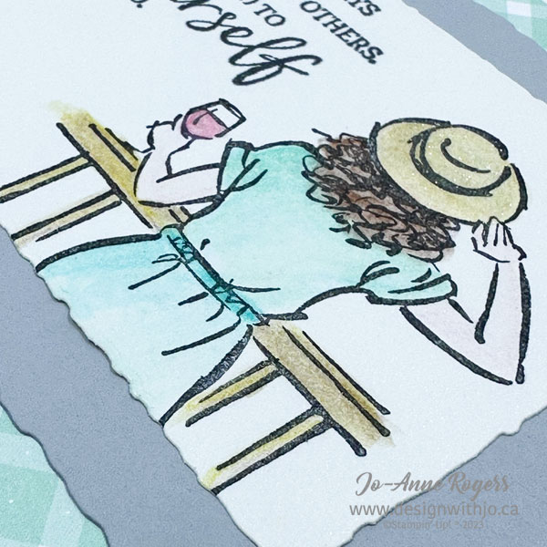Colouring handmade cards with watercolour pencils43
