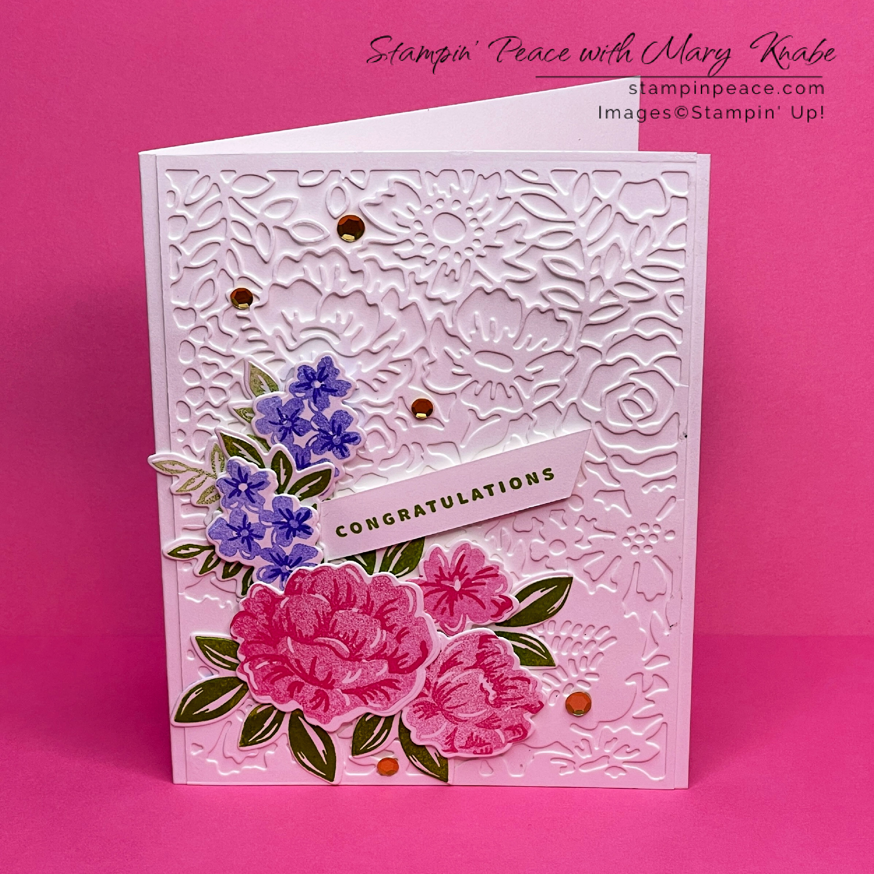 Stampin  up  two tone flora bundle   something fancy bundle   mary knabe  1 