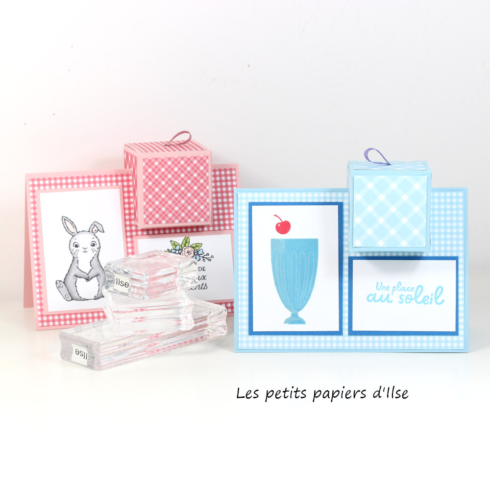 Carte avec boite vignette