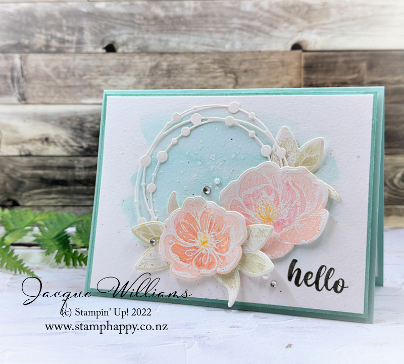 Stampin up irresistible blooms how to use watercolor pencils tips youtube