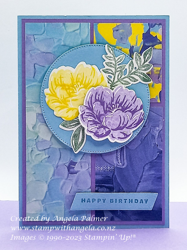 April team sketch fancy flora card