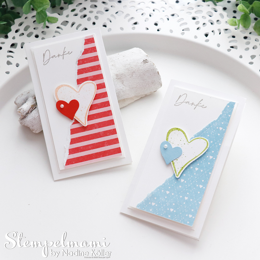 Stampin up dankeskarte aus restepapier stempelmami instagram 2 kopie