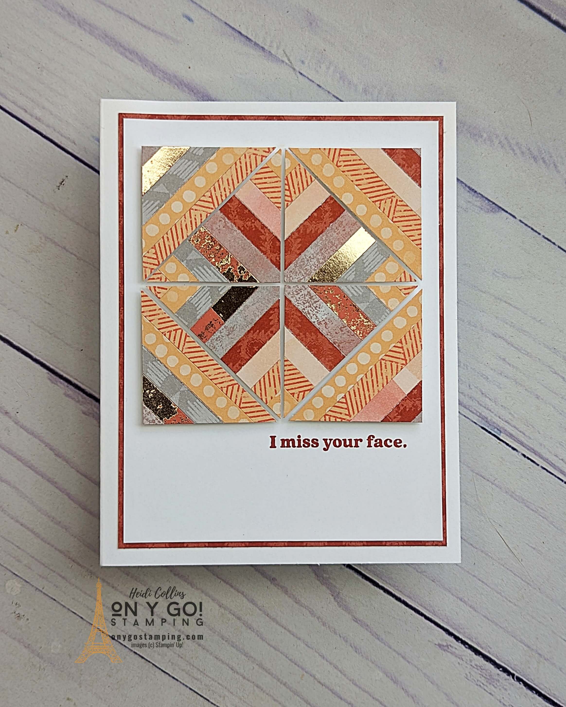 Quilting with paper desert
