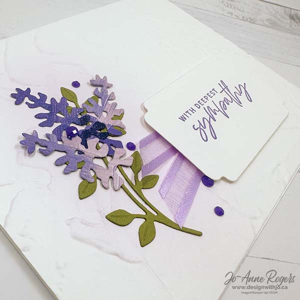 Simple sympathy card to make 2