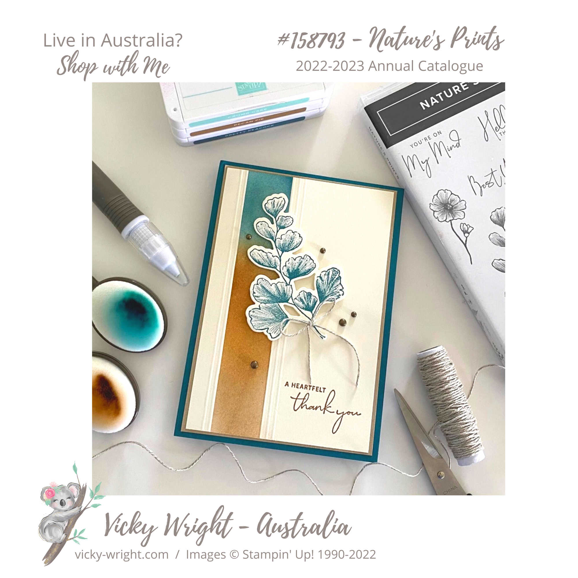 Nature s prints vicky wright stampin up 1b