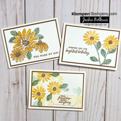 Cheerful daisies quick and easy cards  1 
