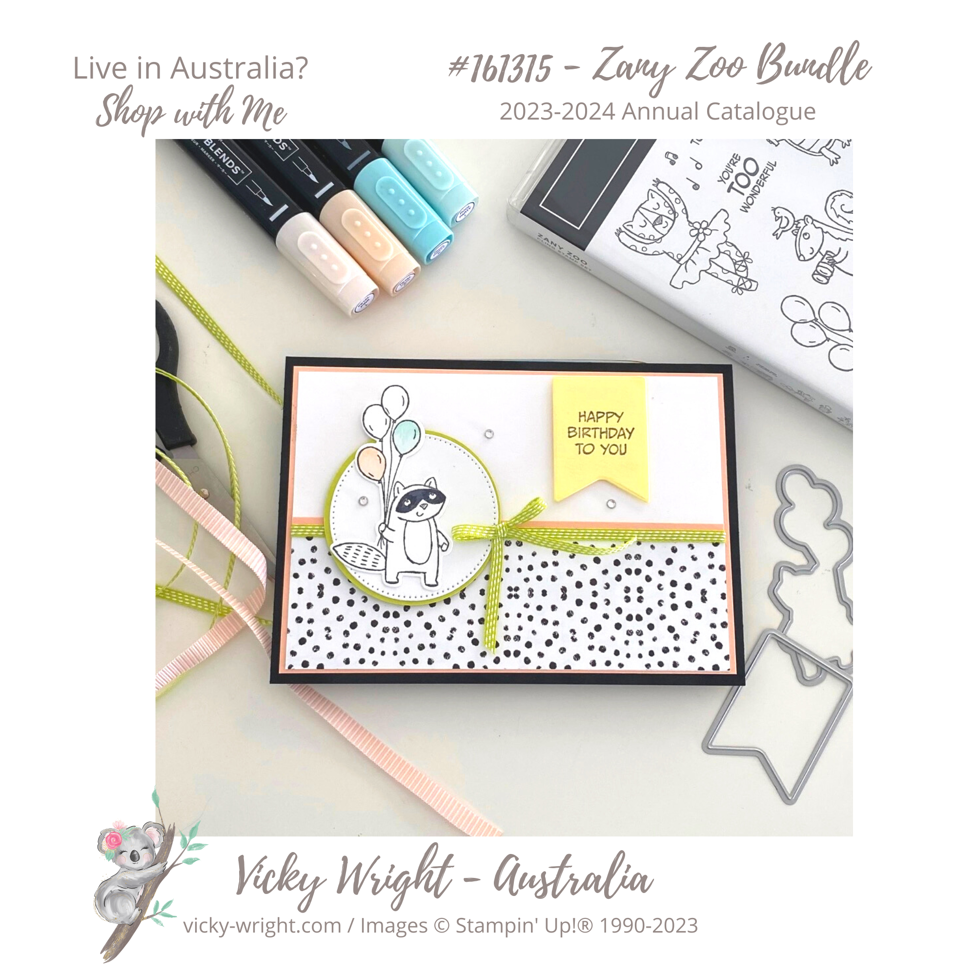 Zany zoo bundle by vicky wright stampin up 3a