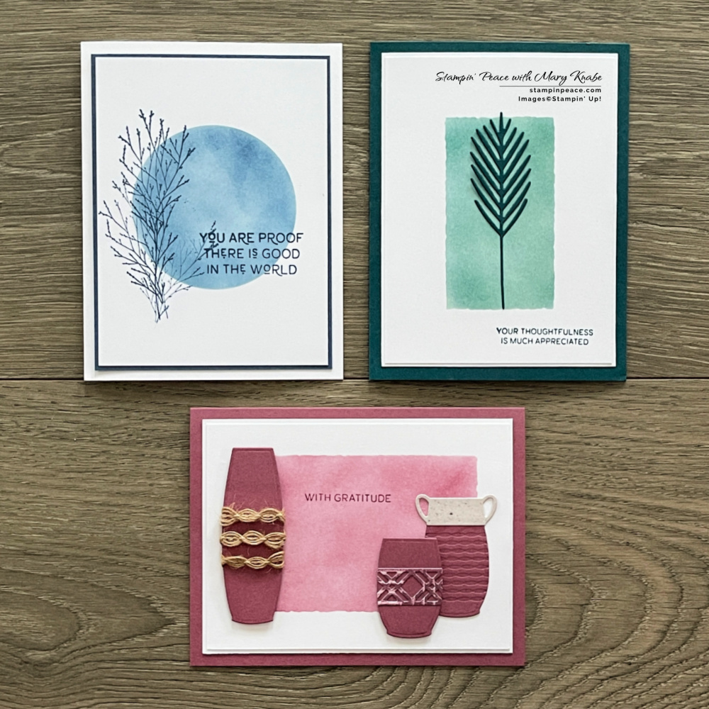 Stampin  up  earthen textures bundle   mary knabe  7 