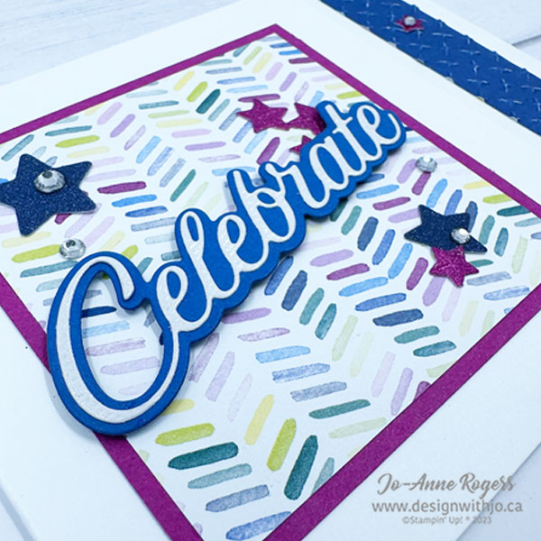 Colourful cardmaking with dies and dsp8