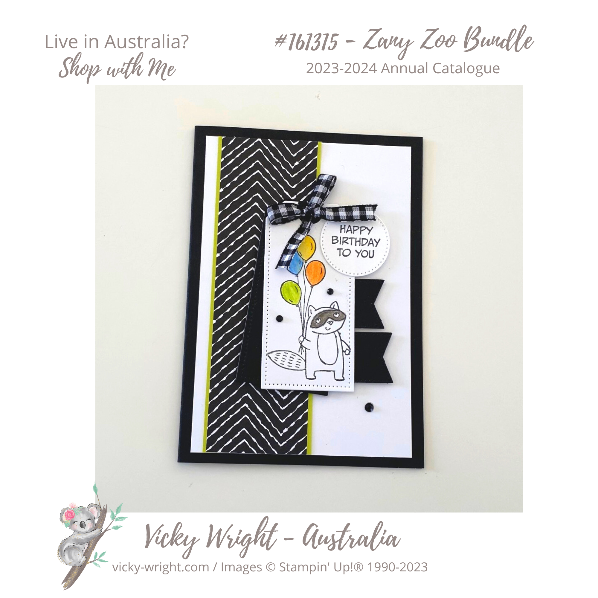 Zany zoo bundle vicky wright stampin up 4b