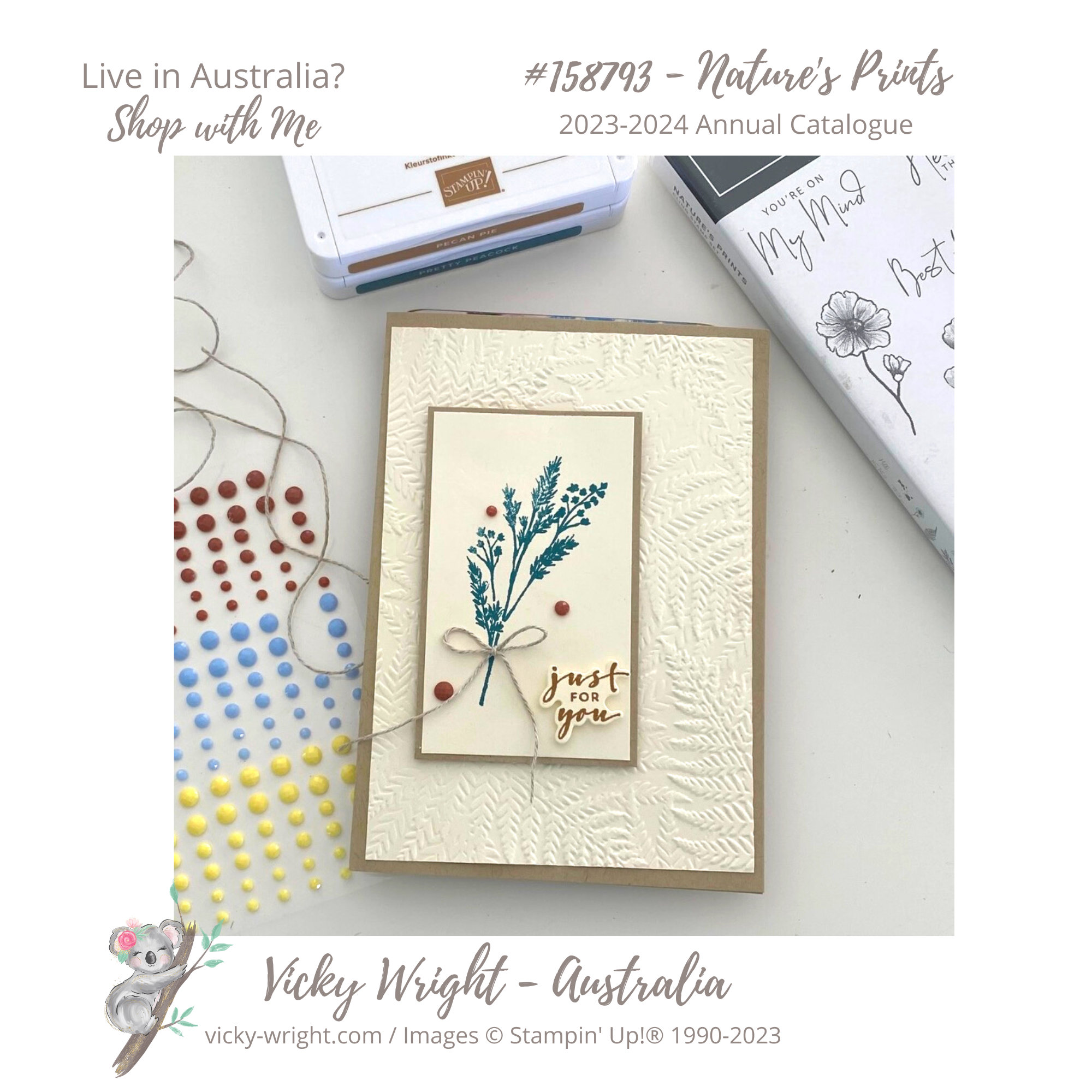 Nature s prints vicky wright stampin up 1