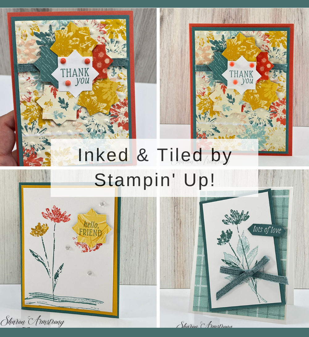 Copy of make 3 pretty card with inked tiled stamp set  1 