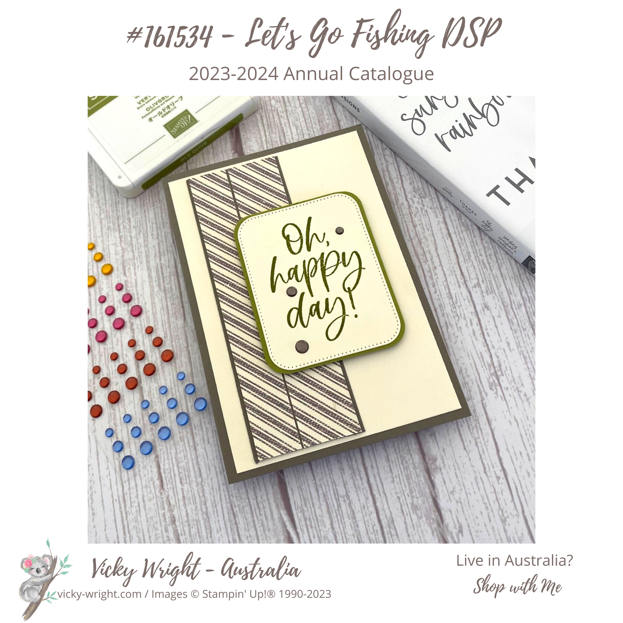 Let s go fishing dsp vicky wright stampin up 1a