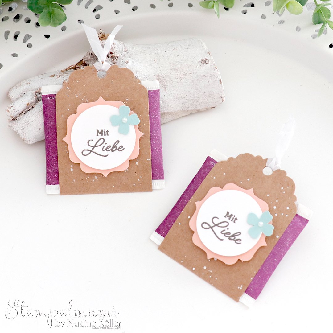 Stampin up video anleitung teebeutelverpackung als geschenkidee oder tischgoodie stempelmami youtube