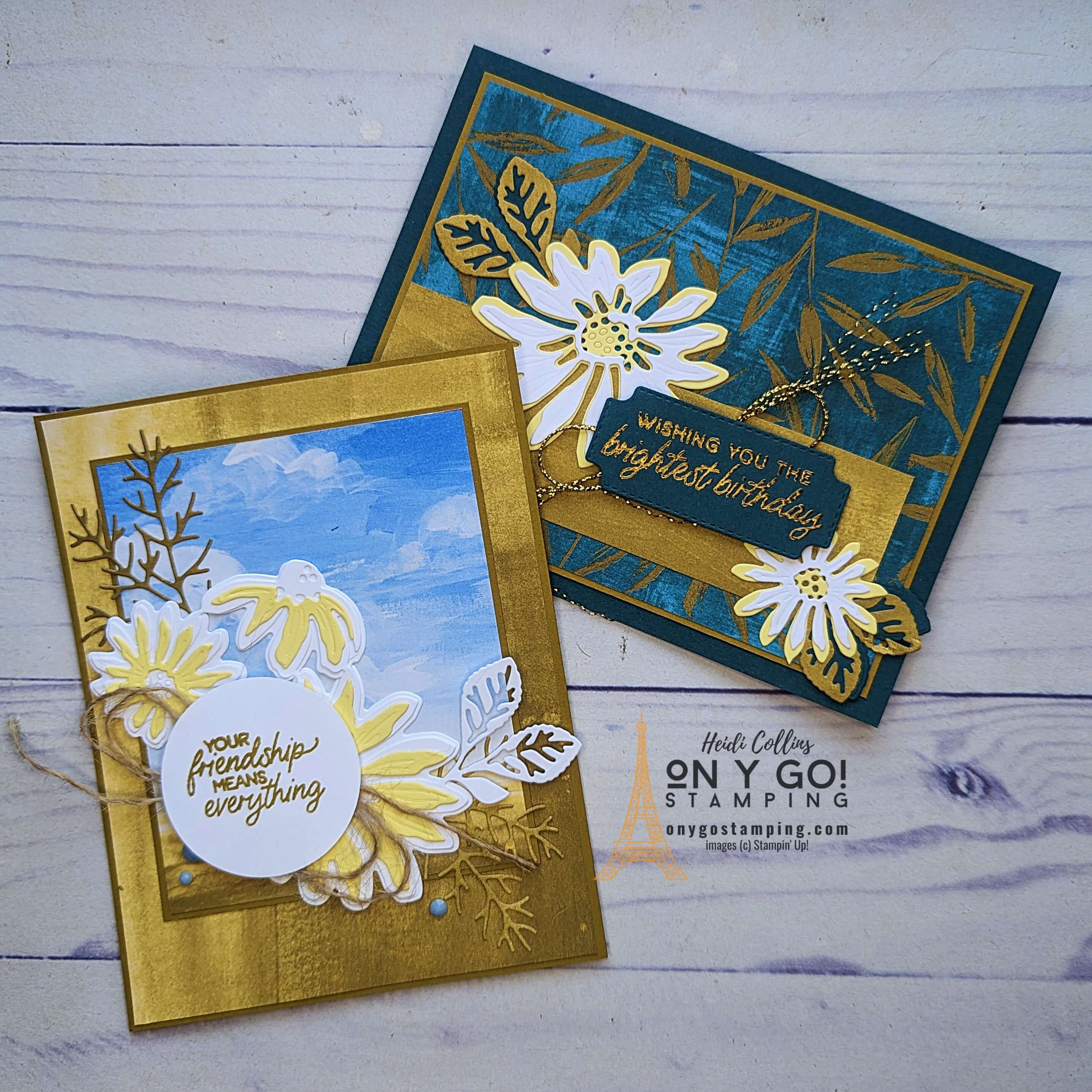 Cheerful daisies group square