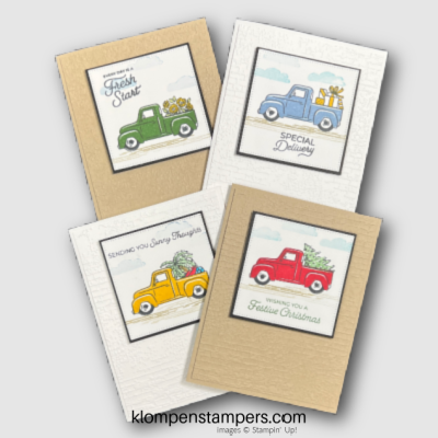 Trucking along stamp set