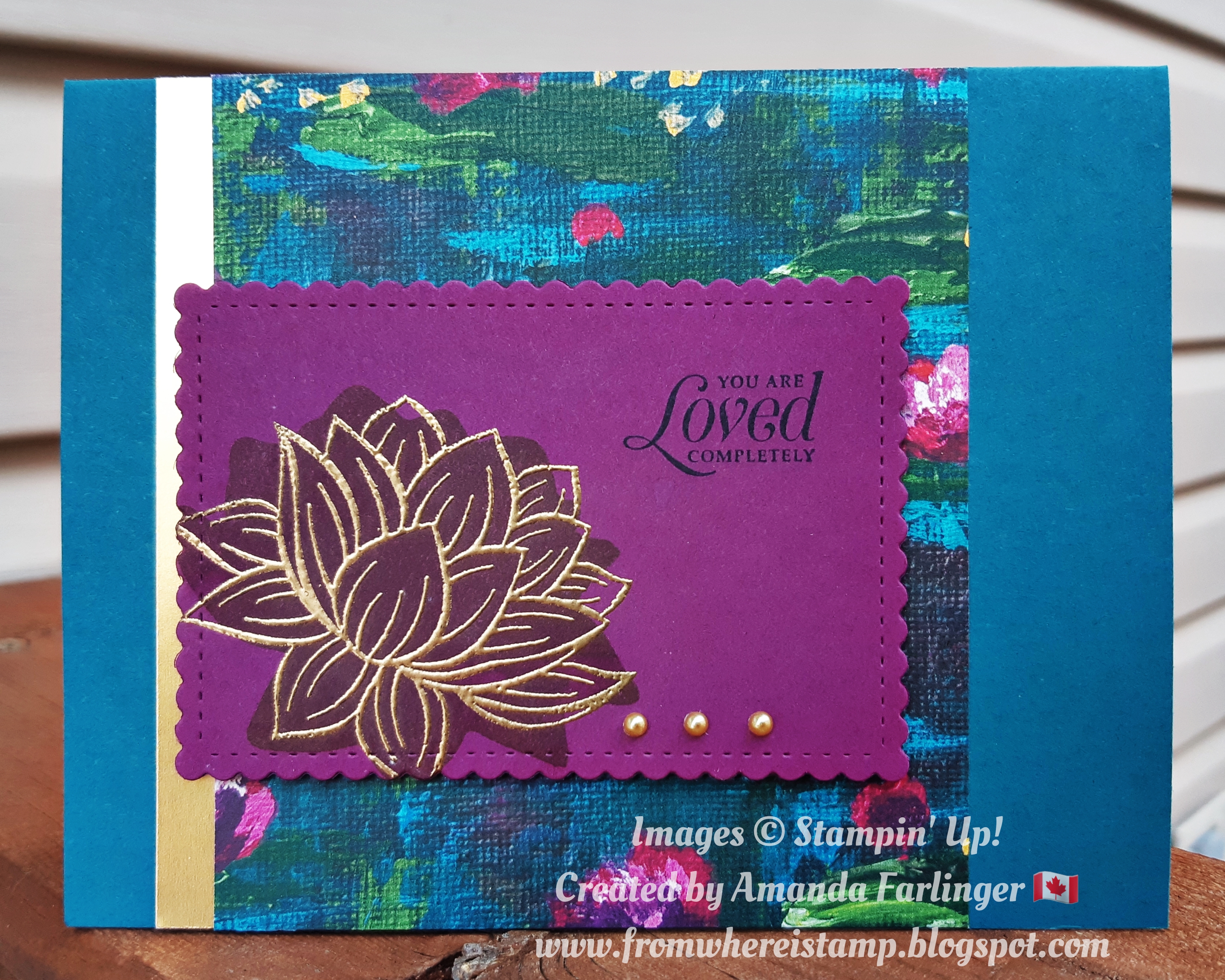 From where i stamp lily pad swap
